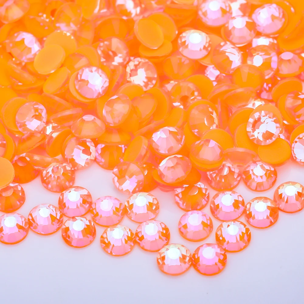 Fluorescent Glitter Neon Rhinestones for DIY Nail Art and Fashion Accessories
