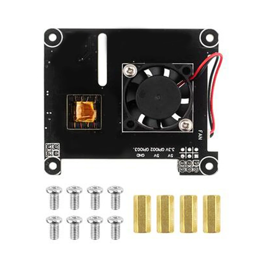 Per Raspberry Pi 4 Poe Hat Con Ventola Di Raffreddamento Power Over Ethernet Module Support Muslimate Per Rasberry Pi 4B 3B +