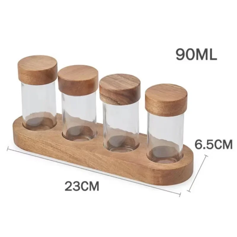 Coffee Bean Sorting Bottle Test Tube Glass Display Rack Coffee Tool Sealed Can Multifunctional Aroma Bottle Single Tube Storage 6