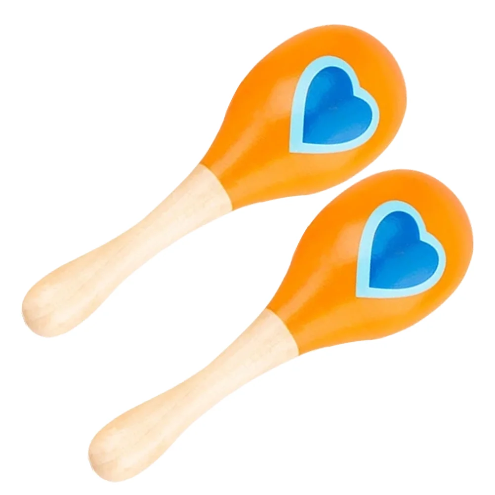 

3 шт., Детские Музыкальные инструменты Maraca с деревянной ручкой