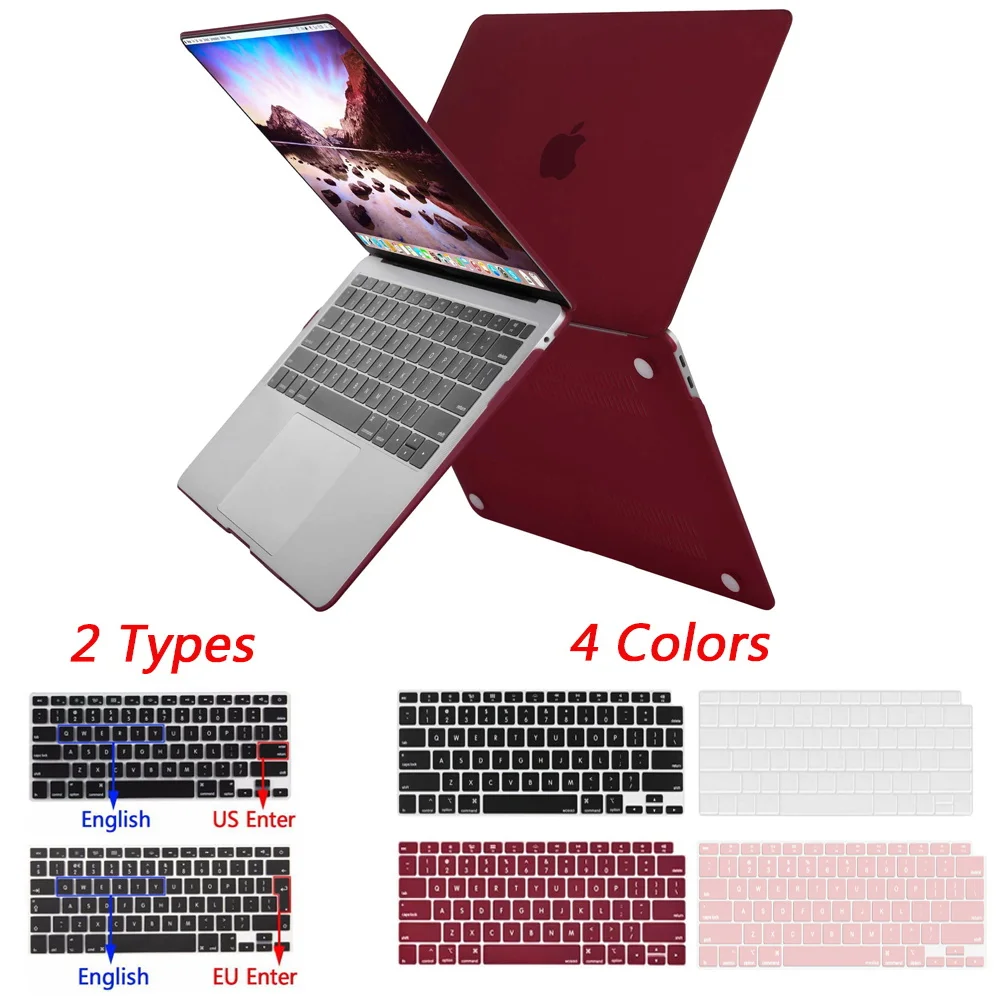 Laptop Case For Macbook Air Pro 13 14 M1 Chip A2442 A2337 A2338 A2179 Hard Cover For Mac Air Pro 13.3 A1932 A1466 A2159 Case