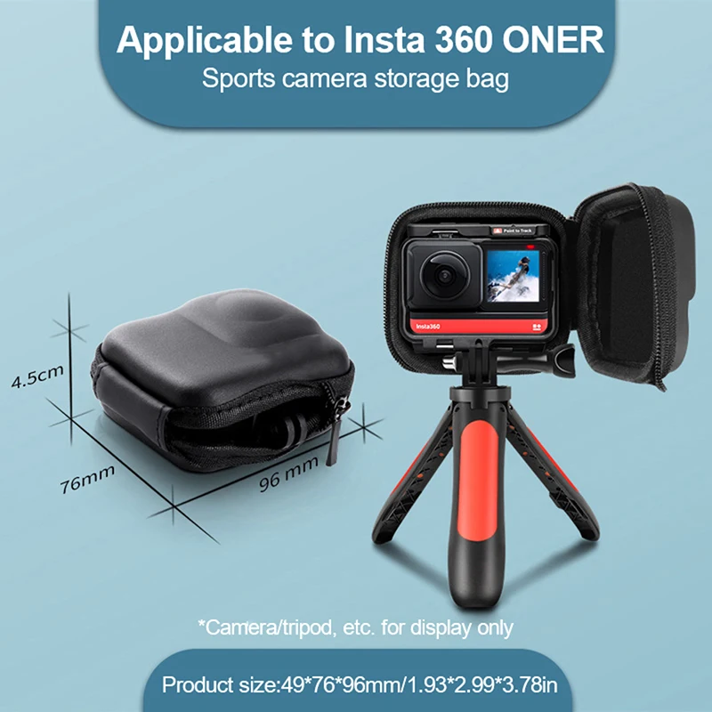 인스타 360 ONE R RS 파노라마 에디션 휴대용 케이스, 인스타 360 ONE R 360 모드, 광각 카메라 휴대용 보관 가방 액세서리