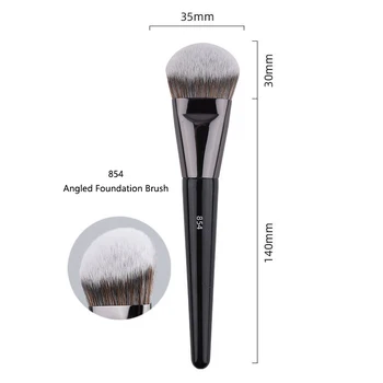 1pc Angled Foundation Makeup Brushes Liquid Foundation Base Make up Brush Bronzer sided Detail Face Essential Beauty tools 854 1