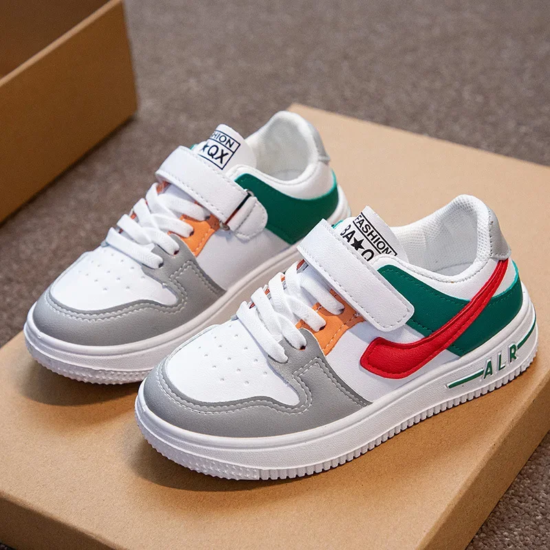 Kids Shoes Unisex Boys and Girls Casual Sports Shoes New Children Student Leisure Shoes Running Non-slip Soft Bottom Sneaker 4