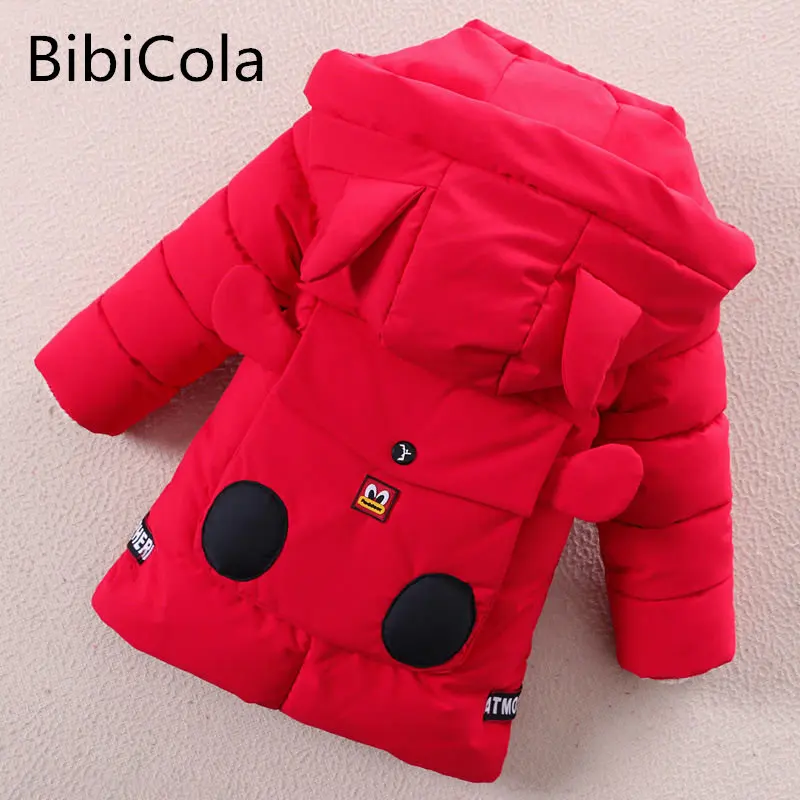 

Kids Winter Jacket 2022 New Cartoon Demon Down Coat Children Thicken Fashion Hooded Coat Baby Boys Warm Cotton Outerwear 3-6T