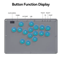 Haute42 V16 Joystick Hitbox Leverless Controller Hitbox Fightstick For PC/PS4/PS5/Switch Grey Stickless Arcade Stick Controller - Image 6