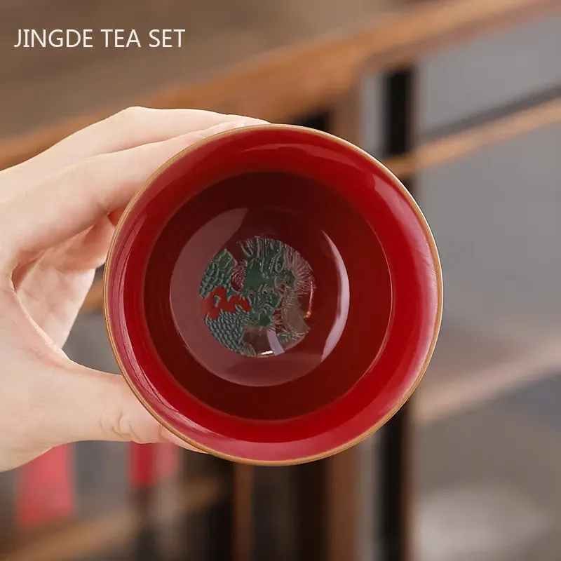 Enamel Color Three CAI Gaiwan Exquisite Ceramic Tea Bowl with Lid Cup Chinese Tea Set Gifts High Quality Infuser