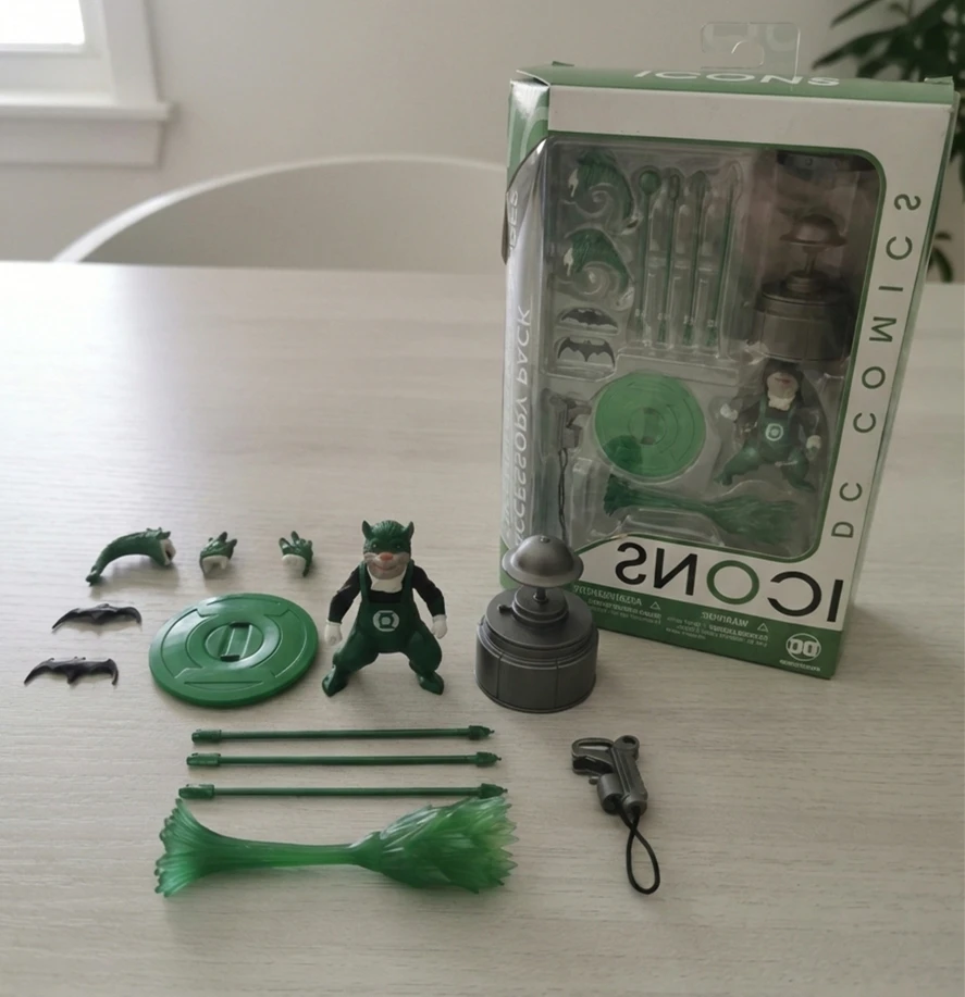DC 코믹스 아이콘 그린 랜턴 코프스 B`dg 액세서리 팩(폴 하딩 제작) 액션 ..
