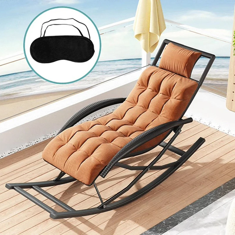 

Luxury Lounge Chaise Lounge Chair Rattan Modern Camping Lounge Chair Mobile Designer Saucer Sedie Design Legno Rattan Furniture