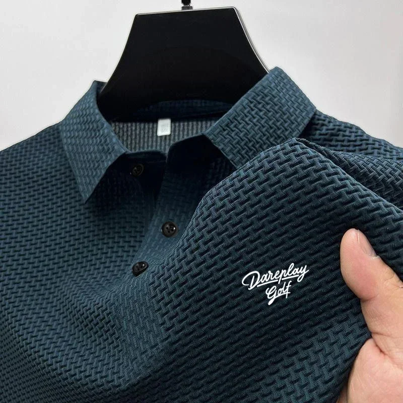 Dareplay golf High Quality Summer Men Cool Polo Shirt New Short Sleeved Tops Golf T-shirt Men's Fashion Casual Golf Clothing