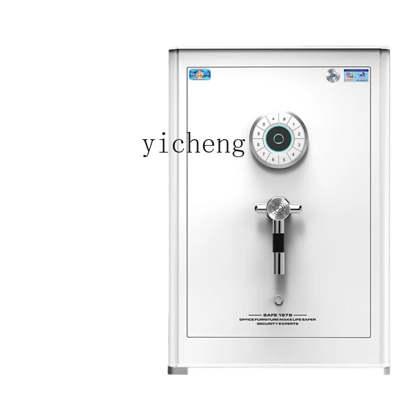 

ZK Safe Box Home Office All-Steel Safe Box Small Fingerprint Password into the Wall