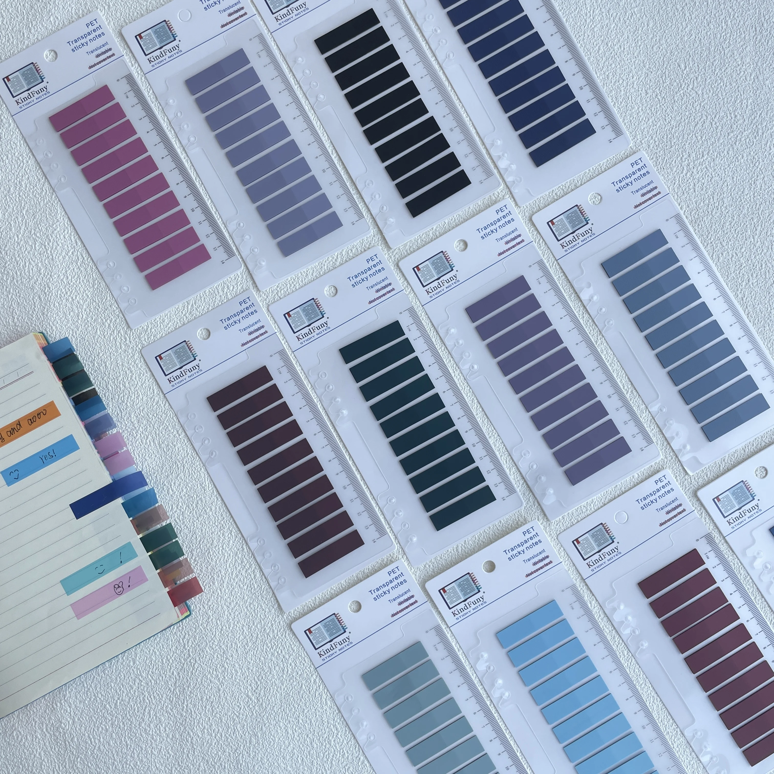 200 Sheets Sticky Note Transparent Sticky Note Index Tabs Arrow Flags for Page Marker Planner Stickers Office School 3