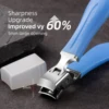 Anti-Splash Nail Clippers Thick Hard Nail Cutter Large Opening Nail Trimmer Manicure Clippers Sharpness Upgrade Nipper Household 3
