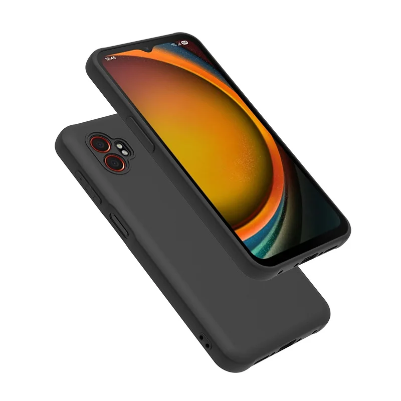 Samsung Xcover 7 Pro Black Matte Slim TPU Silicone Phone Case