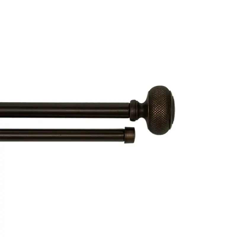 

Oil Rubbed Bronze Hawthorn Double Curtain Rod Set, 30-84 Ethiopian ባህላዊ ልብስ for women Luxury window curtains Japan