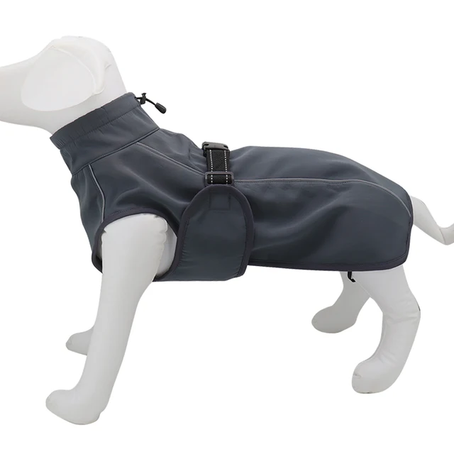 Warm Big Dog Clothes Waterproof Pet Large Dog Jacket Coat Winter Dogs Pets Clothing For French Bulldog Puppy Ropa Perro M-3XL 3