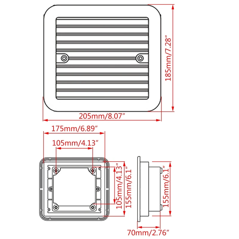 12V Ventilation Vent Fan for Motorhome Powerful Quiet Caravan Roof Extractor Fan
