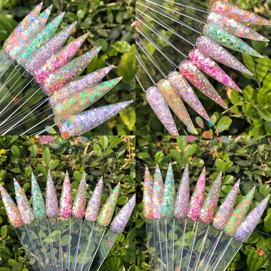 

Acrylic Powder Set Nail Art 3-in-1 Crystal Powder Infiltrating Powder Large Glitter Glitter Powder Kg Acrylic Nail Supplies