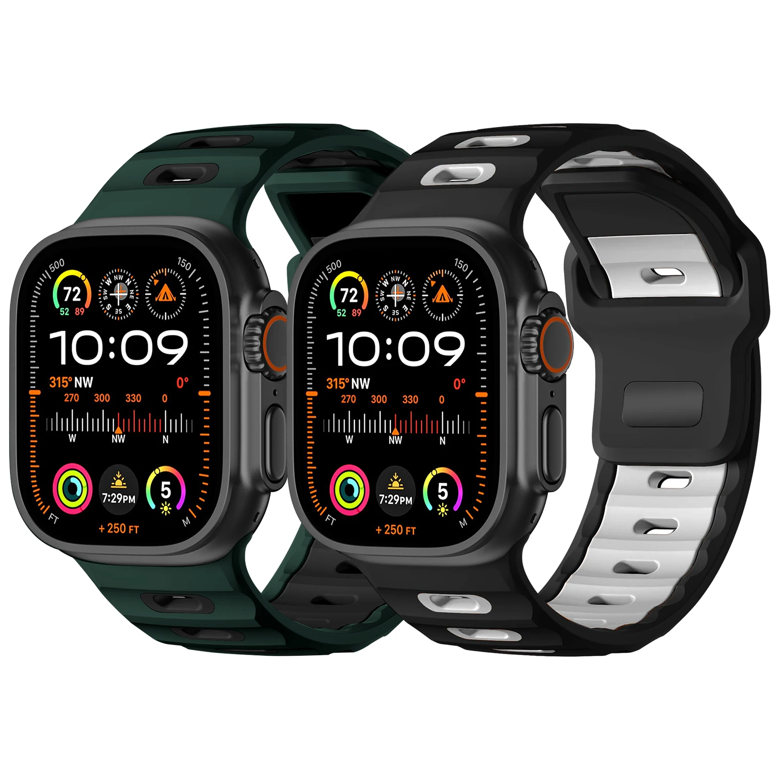 ตัวเลือกสินค้า สร้อยข้อมือซิลิโคน Apple Watch หลายขนาด ใส่สบาย ทนทาน