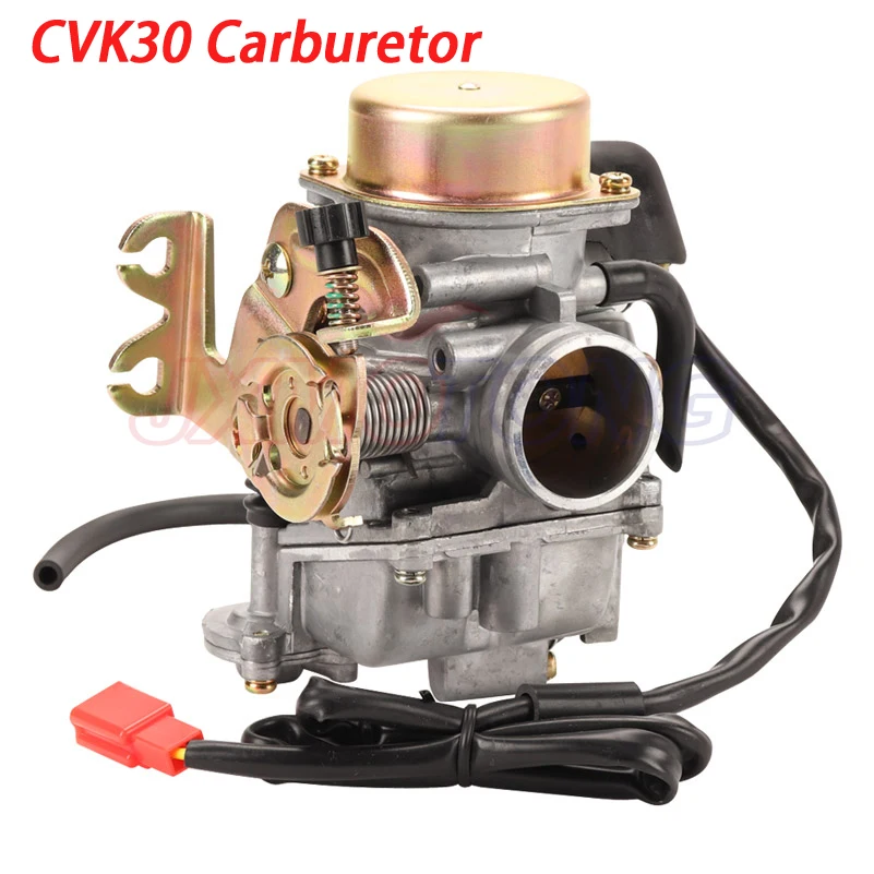 

Мотоциклетные аксессуары CVK30 CVK 30 мм Карбюратор Carb Замена для скутеров Keihin ATV GY6 150-250CC скутер уличный велосипед
