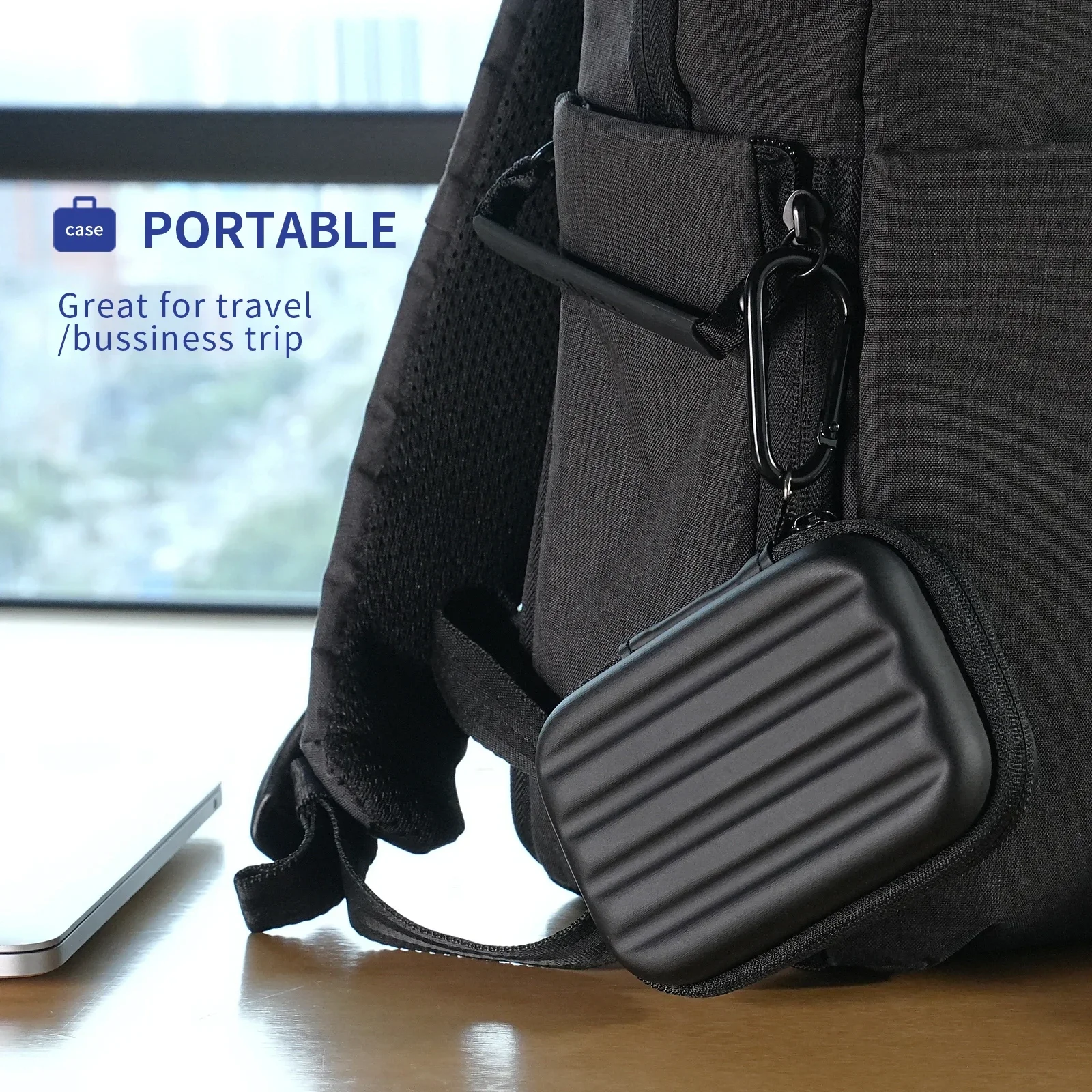 YINKE Portable Travel Storage Shockproof ＆ Waterproof Protective SSD Case Compatible with Samsung T7 Shield Hard Disk Drive Bag hard disk case