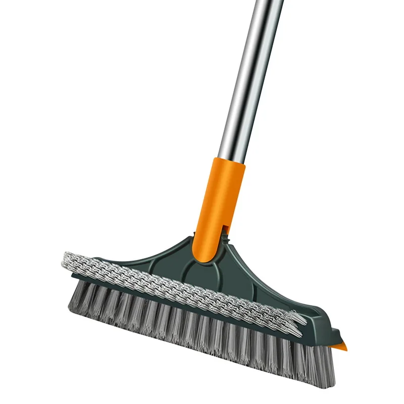 V Head Floor Brush Floor Groove Broom Floor Joint Brush Ceramic Tile  Rotation Removable Multi-Purpose