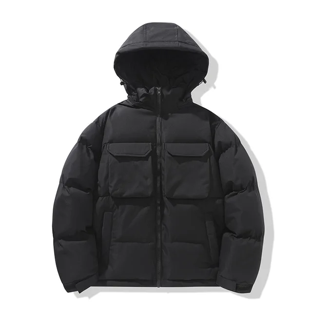 Warm and Stylish Down Jacket for Men's Outdoor Adventures