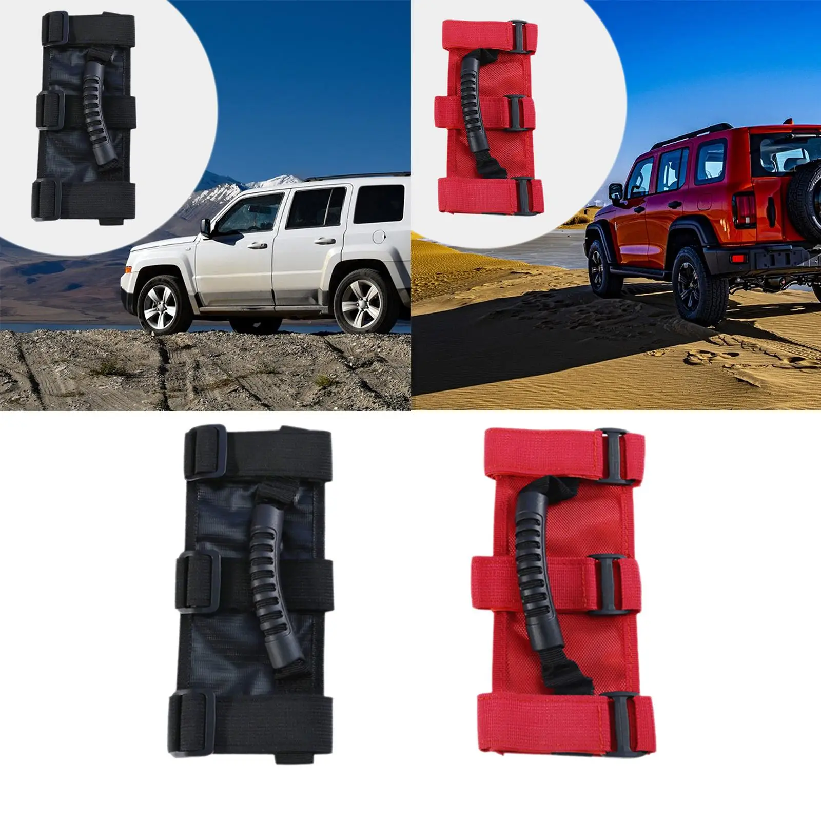 Roll Bar Grab Handle Grip Oxford Cloth for ATV, UTV Off-road Grab Handle
