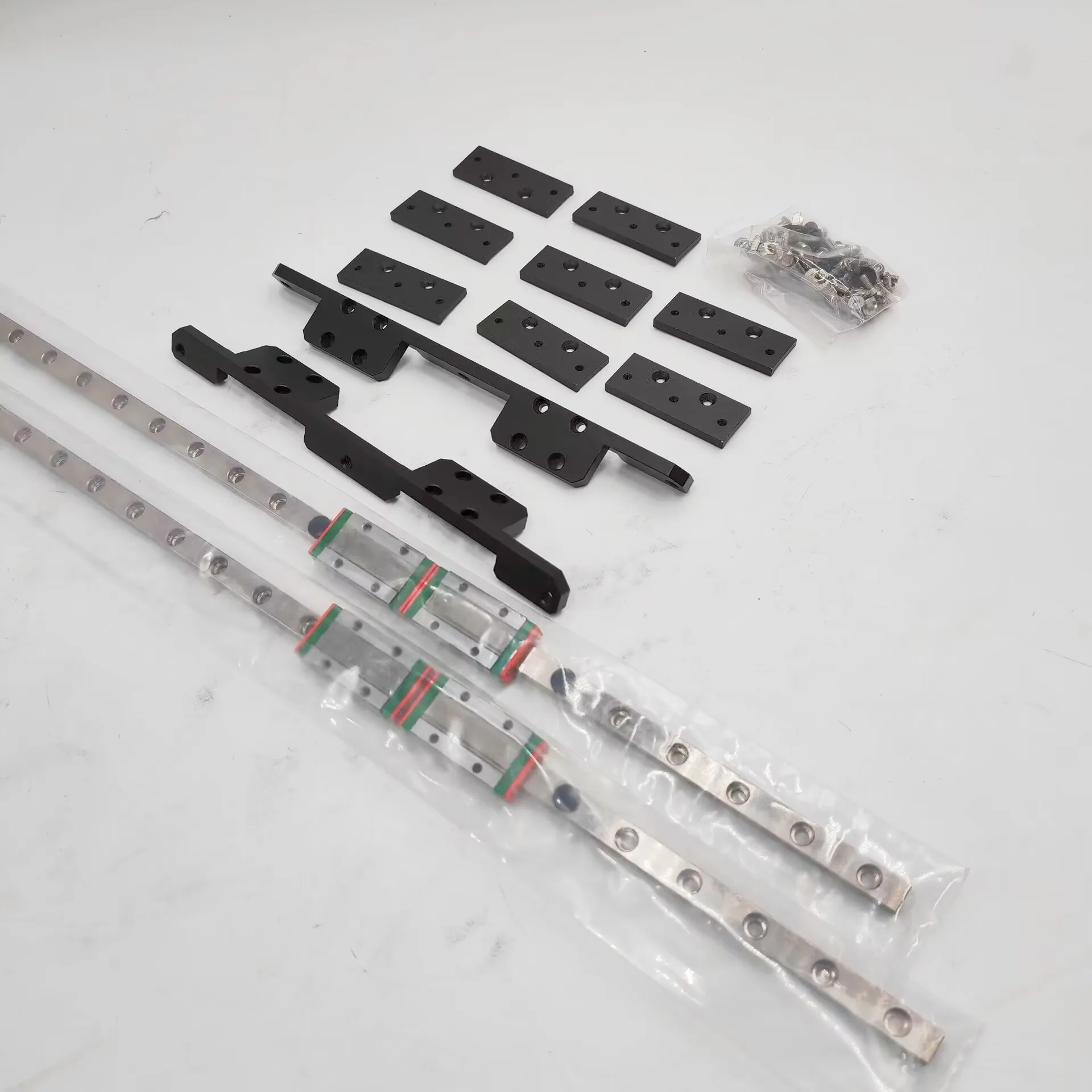 Funssor-creality Cr6 Max Impressora 3d Dual Linear Rail Eixo y Placa de Transporte Trilhos Duplos Upgrade Grupo Mgn9h