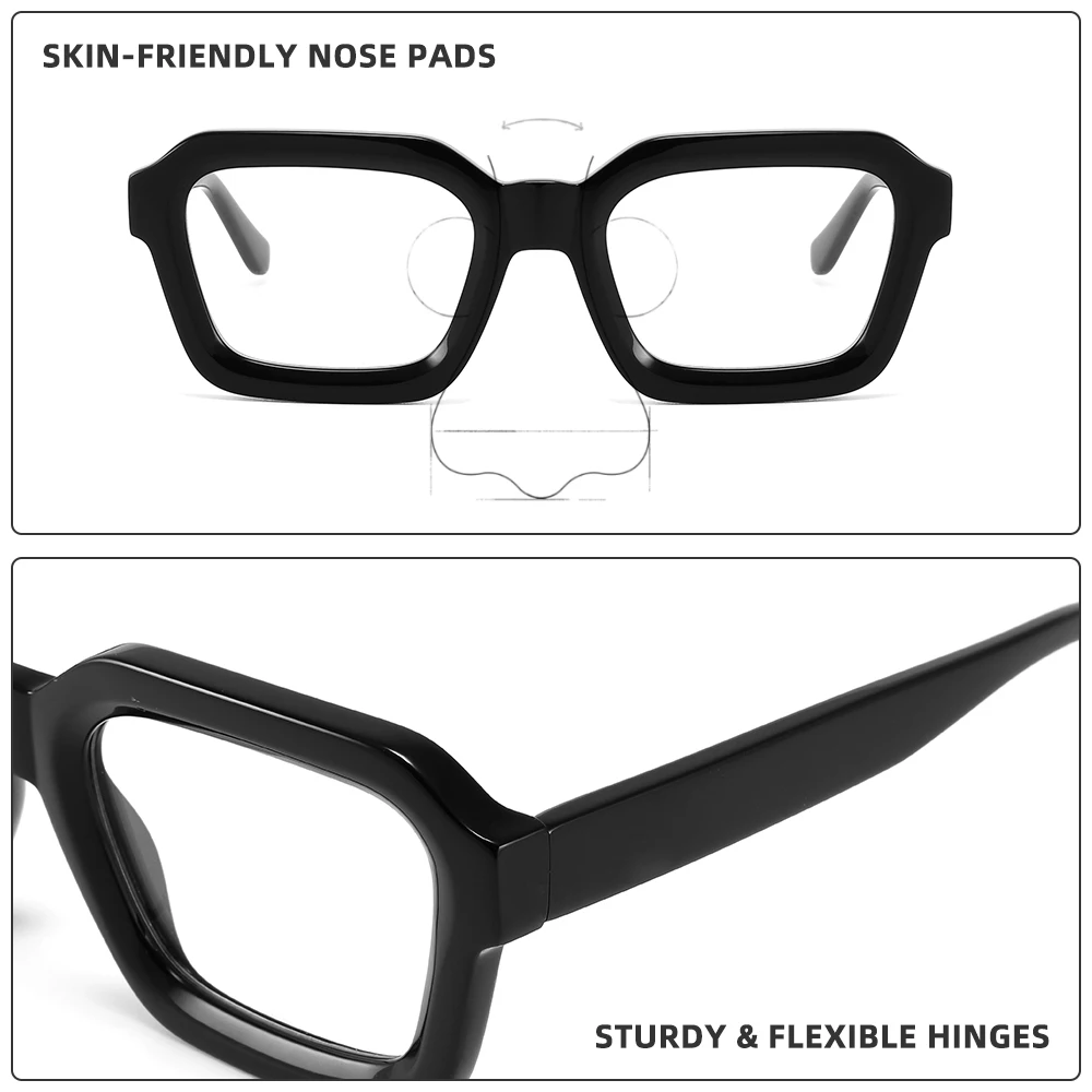 Reading Glasses Anti Blue Light Glasses Blue Film Reading Glasess for Men Women Eyeglasses Lenses to Read Men's Luxury Frame Glasses Acetate Frame