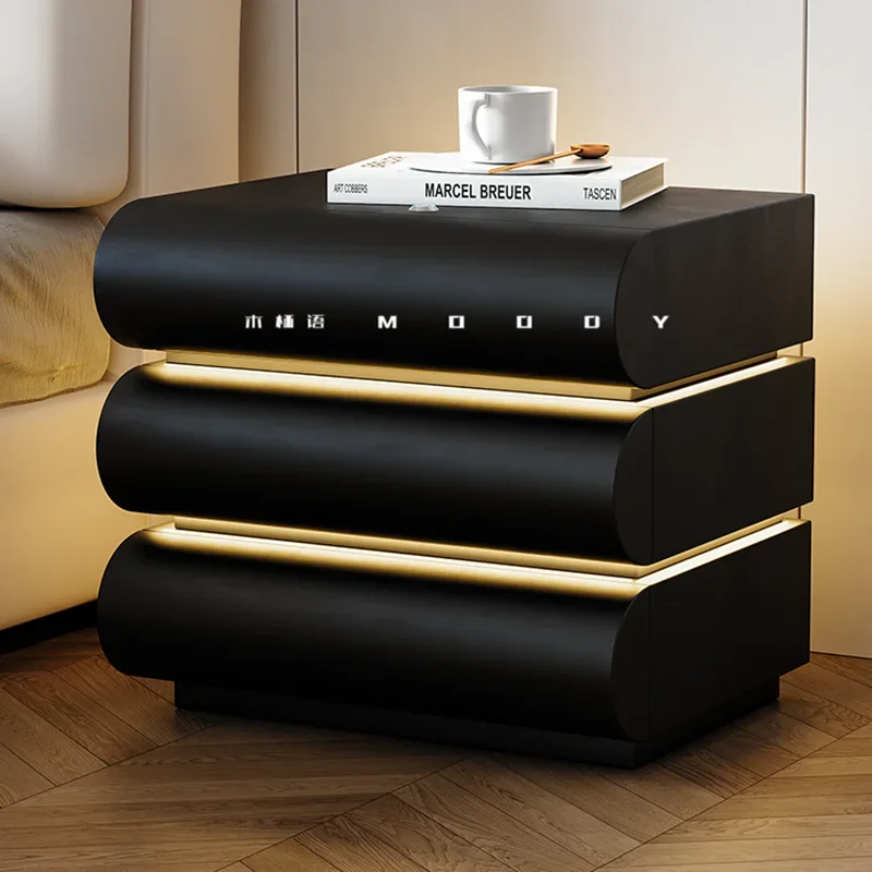 Furniture Bedroom Bedside Tables Luxury Table Cool Stuff Room Side Bed Cabinet Storage Nightstand Nightstands Mesita Furnitures