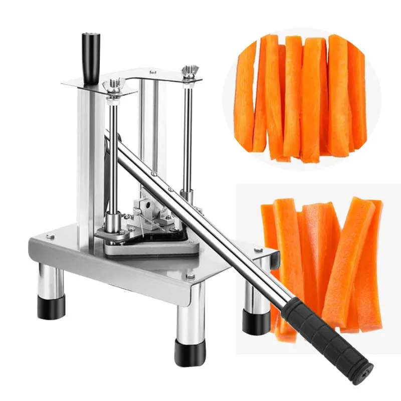 

Stainless Steel Home Use Vertical Type Hand Press Sweet Potato Stripe Extrusion Machine Manual Potato Stick Cutting Machine