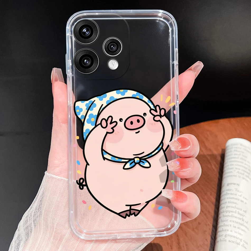 Butterfly Pattern Soft Slim TPU Transparent Silicone Phone Case