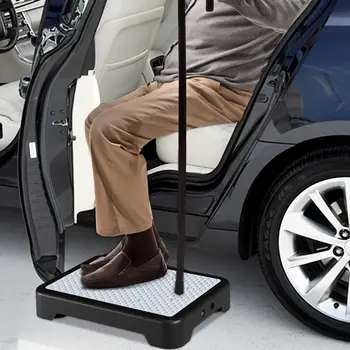 Heavy-Duty Adjustable Non-Slip Stepping Stool Sturdy Polypropylene with Rubber Mat Portable Indoor Outdoor for Car Bed Stairs 2