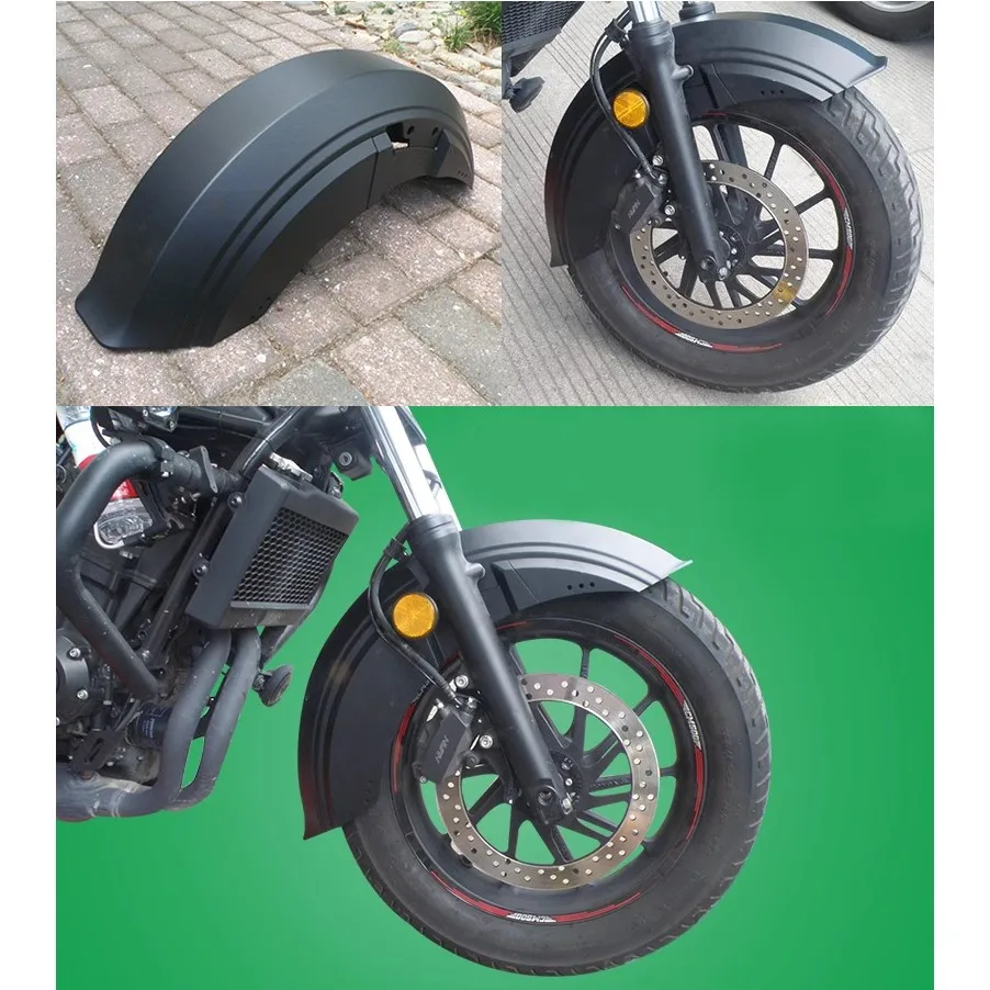 

Удлинитель переднего брызговика для Honda Rebel 300 500 CM300 CM500 CMX300 CMX500 2017 2018 2019 2020 2021 2022 2023 17-23, черный