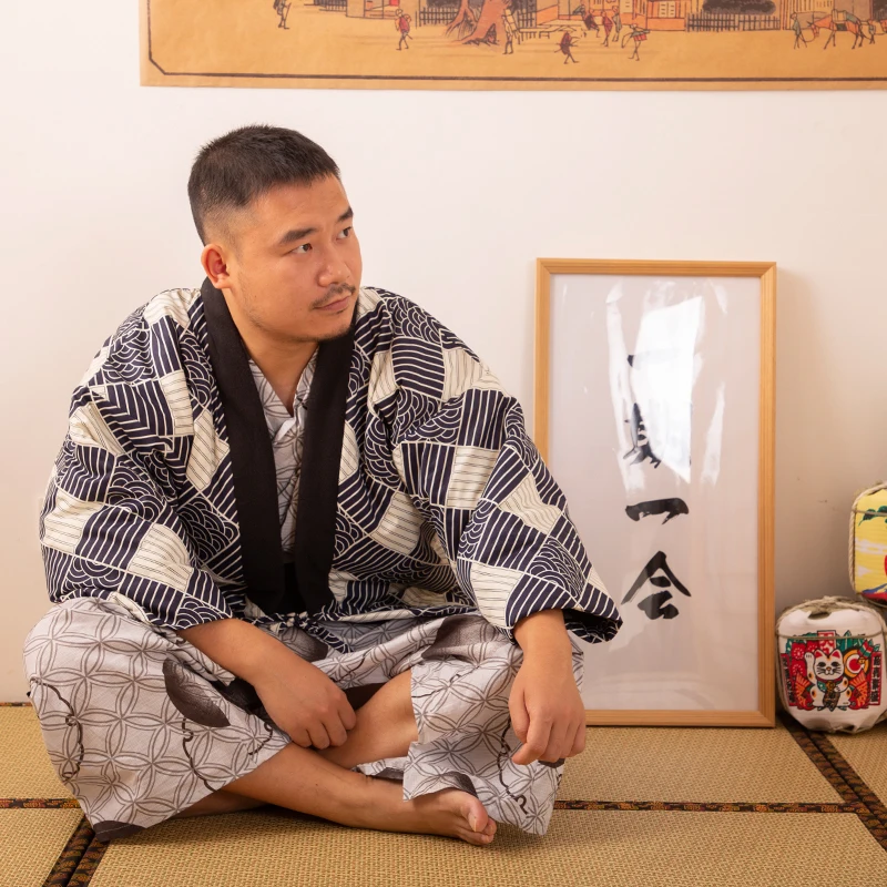 Winter Haori Japan Traditional Cardigan Cotton Warm Kimono Vintage Women Men Asian Folk Style Pajamas Harajuku Samurai Yukata