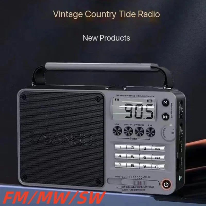 

Портативная Беспроводная колонка Sansui F26 с поддержкой TF/BT/USB, Bluetooth