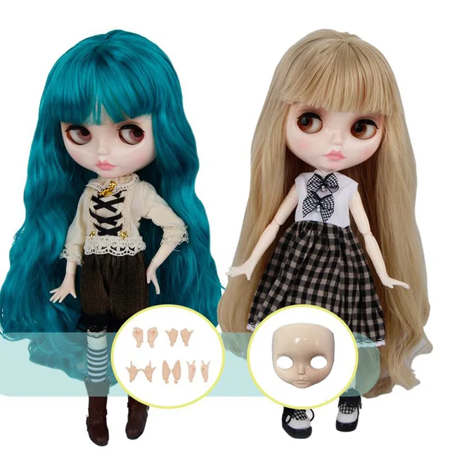 Blyth Doll 1/6 Joint Body 30CM Blyth Toys Natural Shiny Face With Hands and Face DIY Fashion Dolls For Girl Gift 1