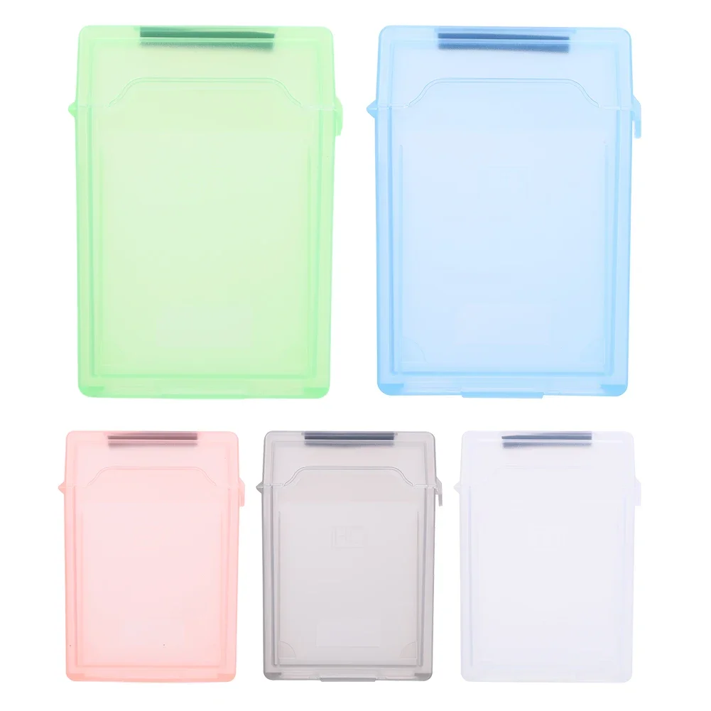 2.5 in HDD SSD Protective Case Plastic Moisture-proof Hard Drive Disk Protective Box Dustproof 2.5 Inch Hard Drive Storage Case hdd enclosure hard disk case