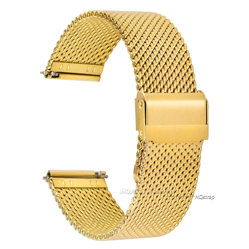 Elegant Mesh Milanese Steel Watch Strap with Quick Release – Unisex 1.0MM Watch Band