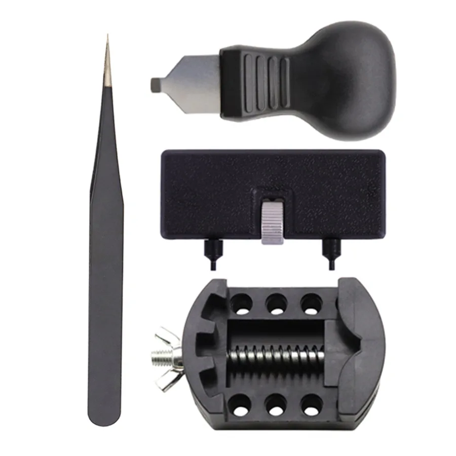 Multifunctional Watch Repair Tool Set - Adjustable Case Back Opener & Holder