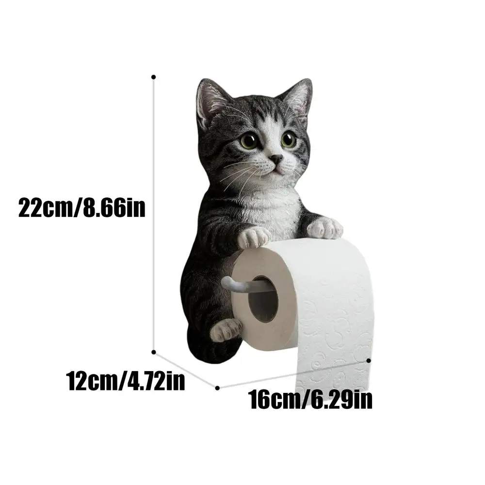 Scatola di Fazzoletti di Gatto dei Cartoni Animati, Porta Fazzoletti di Plastica Per Il Viso dei Cartoni Animati Porta Tovaglioli Adorabili, Scatola di Dispenser di Fazzoletti (bianco