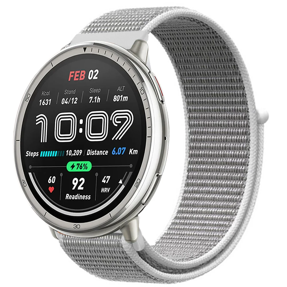 Nylon Loop Band Wristband - 22mm/20mm Strap