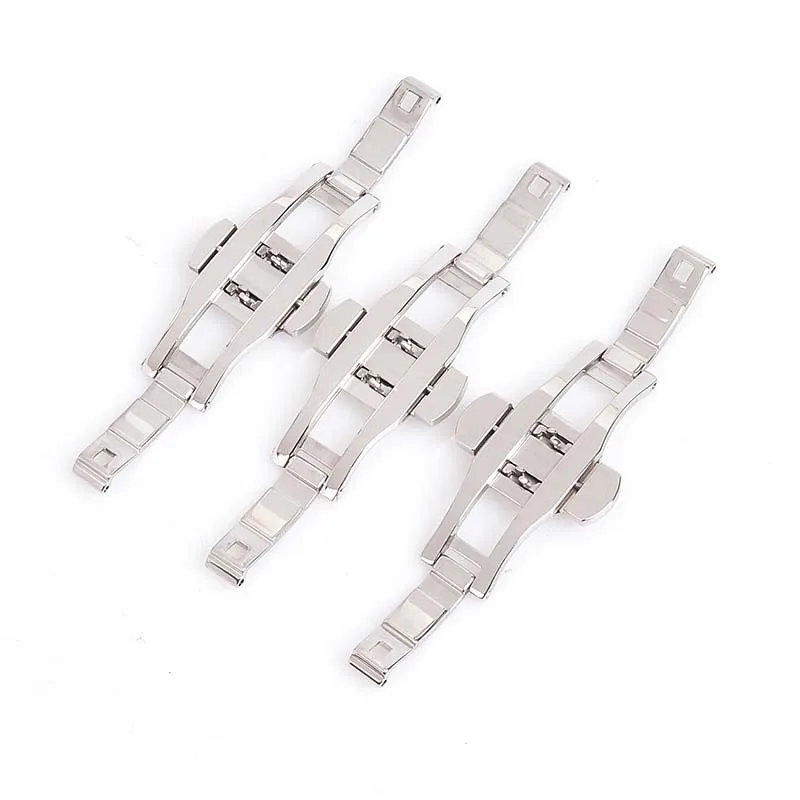 Fibbia Farfalla Acciaio Inox 5-21mm – Doppia Pressione, Unisex, Universale - 4