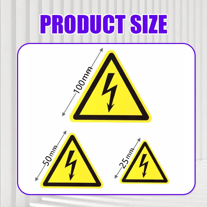 Car Sticker Car Bike Bumper Electric Warning Danger Sign Case Stickers Danger Notice Vinyl Stickers Decals 1/3/5Pcs warning stickers warning decal