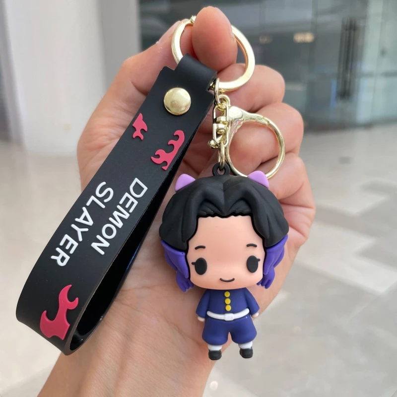 Q Versão Anime Chaveiro para Homens e Mulheres, Chaveiro Bonito Dos Desenhos  Animados, Demon Slayer, Kimetsu No Yaiba, Tanjiro Kamado, Inosuke, Presente  para Crianças, PVC - AliExpress