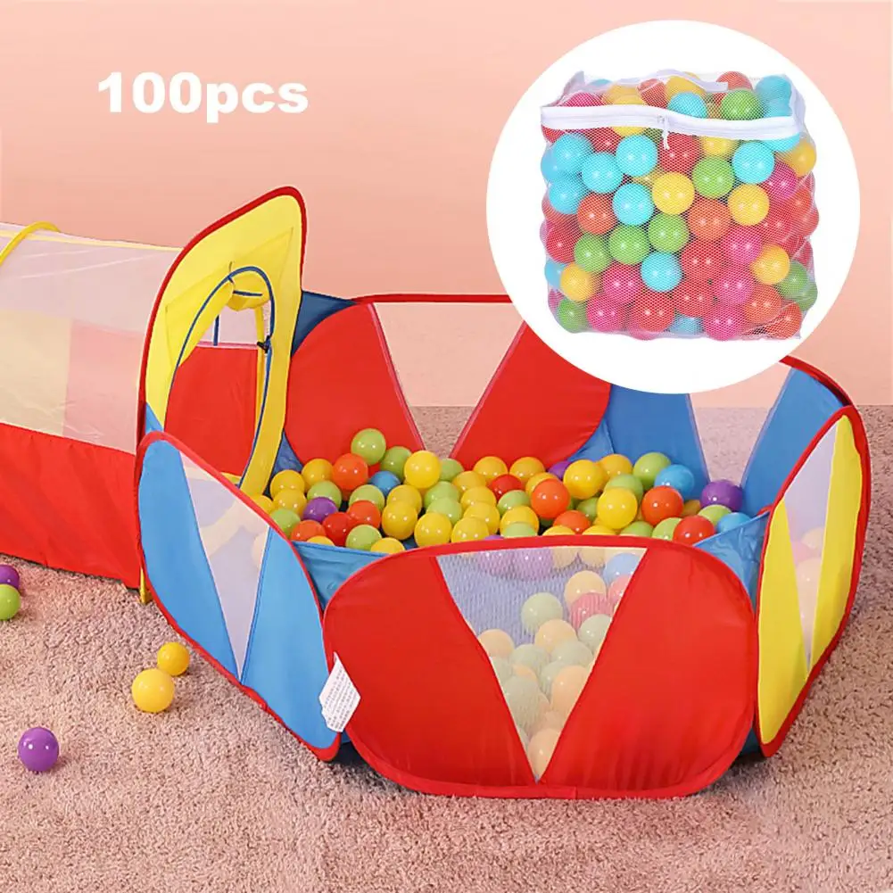 

100Pcs Baby Marine Ball Outdoor Colorful Soft Water Pool Ocean Wave Ball for Children Funny Toys Eco-Friendly Stress Air Ball