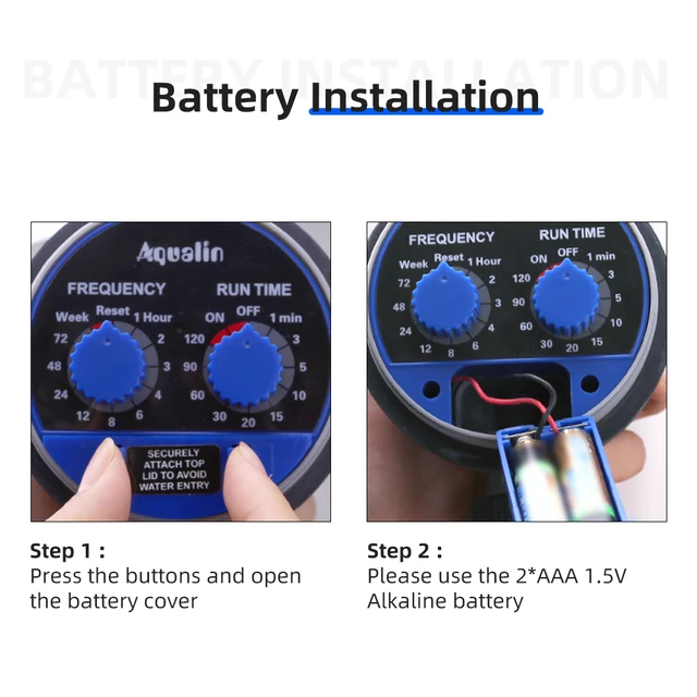 Kerti Víz Időzítő Gömb Szelep Automatikus Elektronikus Öntözés Otthoni Öntözési Vezérlő Rendszer #21025 - Image 3