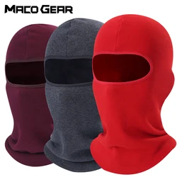 Mascarilla térmica de lana para hombre y mujer, pasamontañas para senderismo ciclismo, correr, esquí, caza, ciclismo, deportiva calentador braga bicicleta de cuello, pañuelo para Snowboard, Invierno