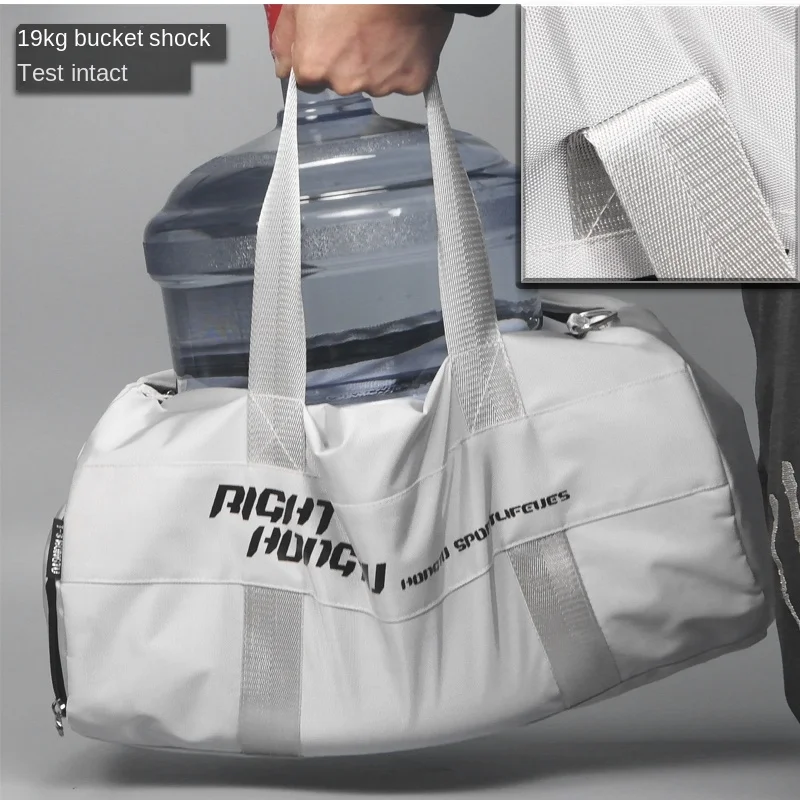 Men's Dry Wet Separation Training Sports Backpack Hand Luggage Short-Distance Travel Bag Large Capacity Swimming Bag